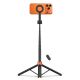 3. Selfie stick Tech-Protect L10S Bluetooth Tripod - czarno-pomarańczowy