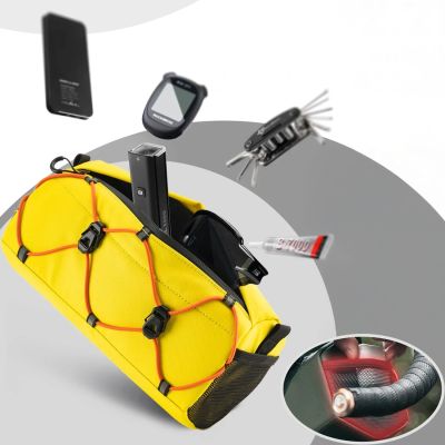 4. Torba rowerowa Rockbros 30110054006 na kierownicę 2,2L - żółta