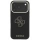 3. Etui Guess Grained & Big Resin Logo na iPhone 18 Pro Max / 17 Pro Max - czarne