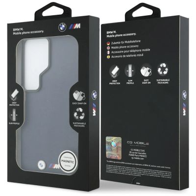 8. Etui BMW M Metal Logo MagSafe na Samsung Galaxy S26 Ultra - granatowe