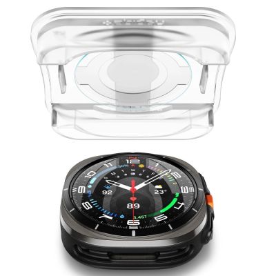 4. Szkło hartowane Spigen Glas.TR EZ Fit na Samsung Galaxy Watch Ultra (47 mm) - przezroczyste (2-pak)