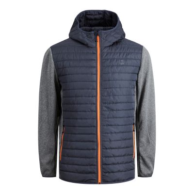 2. Jack&Jones kurtka pikowana JJEMULTI QUILTED JACKET 12182242 GREY MELANGE/SET-IN SLE