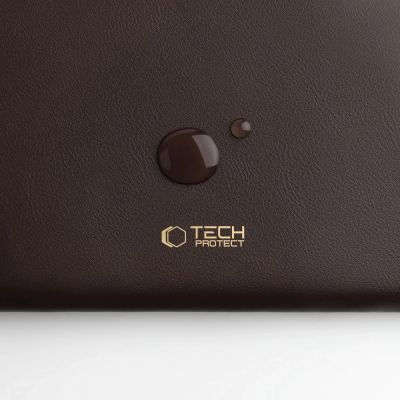 6. Torba Tech-Protect Fleece na laptopa 13-14" - brązowa