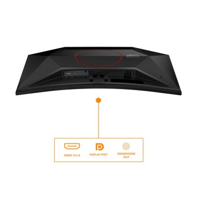 4. AOC G4 23.6" VA FHD 180Hz monitor komputerowy 59,9 cm (23.6") 1920 x 1080 px Full HD LCD Czarny, Czerwony