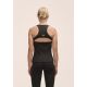 6. Koszulka damska treningowa Casall Soft Touch Bra Tank czarny