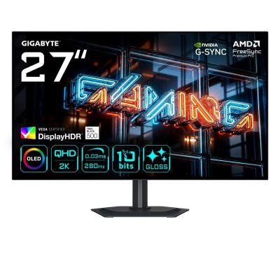 13. MONITOR GIGABYTE WOLED 27" MO27Q28GR QHD 280Hz
