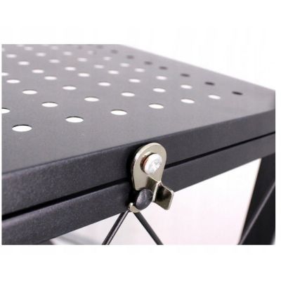 4. Regał składany na kółkach FS005 72x34xH163 czarny