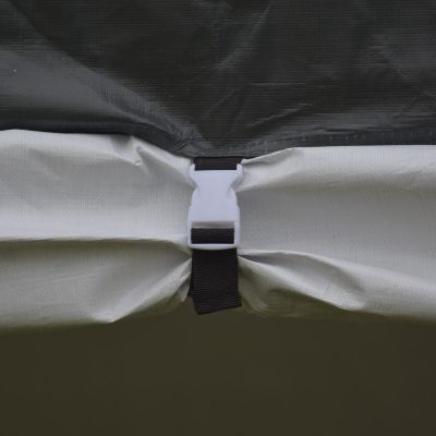 9. PAWILON GARAŻ OGRODOWY 3.50x3.50x2,60M SZARY SASKA GARDEN