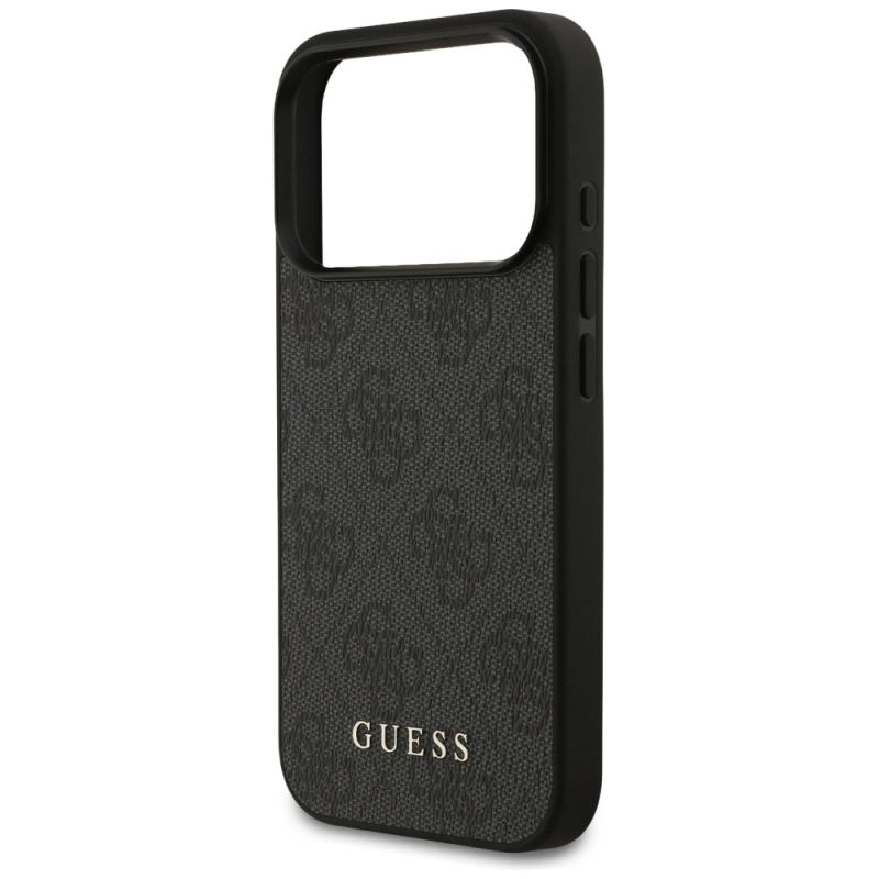 6. Etui Guess 4G Classic na iPhone 17 Pro - czarne