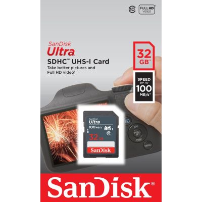 3. SANDISK ULTRA SDHC 32GB 100MB/s