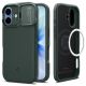 Etui Spigen Optik Armor MagSafe na iPhone 17 - zielone