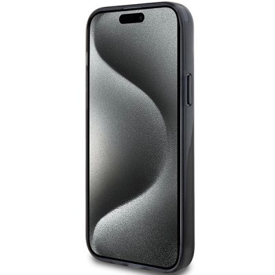 5. Etui Karl Lagerfeld Ring Stand Karl&Choupettte MagSafe do iPhone 15 Plus - czarne