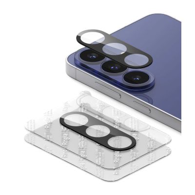 4. Szkło hartowane na aparat Ringke Camera Full Cover 2-Pack na Samsung Galaxy S26 FE - czarne