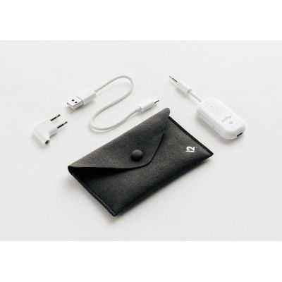 6. Twelve South AirFly Pro 2 - adapter Bluetooth do wejścia 3,5mm jack kompatybilny z AirPods i innymi słuchawkami Bluetooth, do 2 par słuchawek jednocześnie oraz z AUX IN (white)