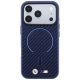 3. Etui BMW M Carbon Printed Ring MagSafe na iPhone 18 Pro / 17 Pro - granatowe