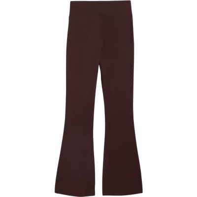 3. Legginsy damskie Puma Ess High-Waist Flared brązowe 631542 33