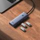 7. Hub Baseus UltraJoy Series 5w1 USB-C do 1x HDMI4K@30Hz+ 4 x USB-A 3.0 - szary