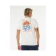 2. Koszulka męska RIP CURL Pacific Rinse Sunrise Tee biała