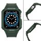 4. Pasek z etui ochronnym Protect Strap Band do Apple Watch 38 / 40 / 41 mm opaska obudowa pancerna - zielony