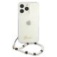 3. Etui Guess White Pearl na iPhone 13 Pro / iPhone 13 - przezroczyste