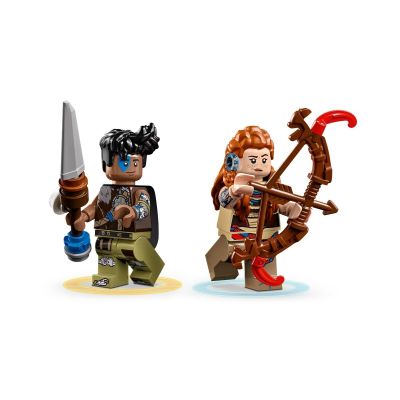 5. LEGO HORIZON 77037 Aloy i Varl kontra krabołaz i piłoząb