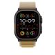 3. Pasek Apple Watch Alpine Loop dla Watch Ultra 49mm Mandel / Titan czarny (S)