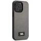 4. Etui Karl Lagerfeld Saffiano Plaque na iPhone 13 Pro / 13 6,1" - srebrne