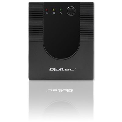 6. Qoltec 53777 zasilacz UPS Technologia line-interactive 2 kVA 1200 W 4 x gniazdo sieciowe