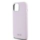 6. Etui DKNY Liquid Silicone Small Metal Logo MagSafe na iPhone 15 / 14 / 13 - różowe