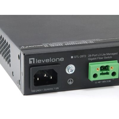 3. Przełącznik zarządzalny LevelOne KILBY GB/L3 28-portowy 19" 10 Gb/s