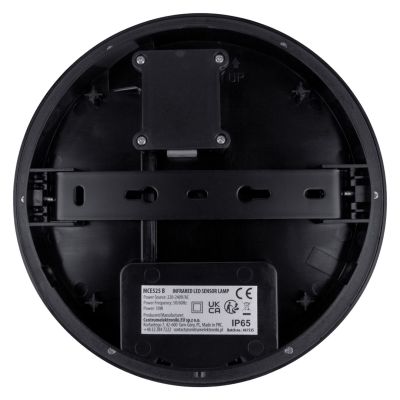 4. MACLEAN LAMPA LED Z CZUJNIKIEM RUCHU, CZUJNIK PIR, KOLOR CZARNY, 10W, IP65, 1000LM, BARWA NEUTRALNA MCE525 B