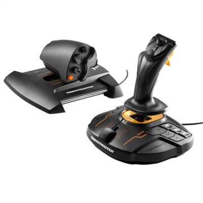10. Thrustmaster T-16000M FCS Hotas Czarny, Pomarańczowy USB Joystick Analogowa/Cyfrowa MAC, PC