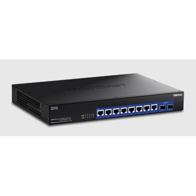 Trendnet TEG-S7102 przełącznik sieciowy Nie zarządzany 10G Ethernet (100/1000/10000) Desktop Czarny