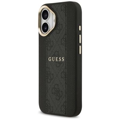 2. Etui Guess 4G Stripe MagSafe na iPhone 17 - czarne