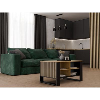 4. STOLIK KAWOWY MODERN 4P SLIM ARTISAN NOGA CZARNA