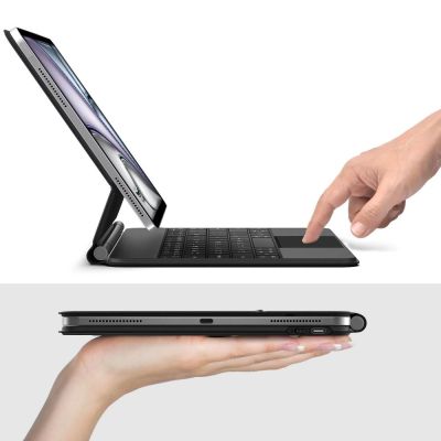 9. Etui Tech-Protect Smartcase Magnetic z klawiaturą na iPad Pro 12.9” 2020 / 2021 / 2022 / iPad Air 13” 2024 / 2025 - czarne