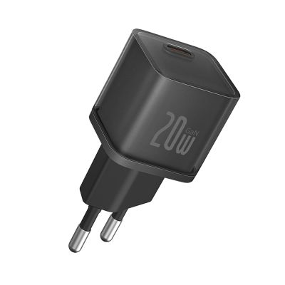 Ładowarka sieciowa Baseus GaN5S 20W 1xUSB-C - czarna