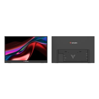 6. Verbatim Portable 15.6" FHD Touch Monitor LIGHT Przenośny monitor Czarny 39,6 cm (15.6") LCD 1920 x 1080 px