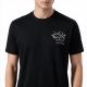 2. Paul&Shark T-shirt bawełniany męski czarny - model 26411035-11, klasyczny krój, wysokiej jakości bawełna