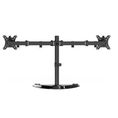 2. GEMBIRD STOJAK BIURKOWY NA DWA MONITORY (REGULOWANY) 13”-32”, DO 8 KG