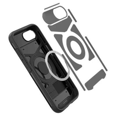 9. Etui Spigen Slim Armor MagSafe na iPhone 16e / 17e- czarne