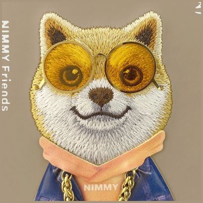 6. Etui Nimmy Glasses Cool nag na iPhone 17 - beżowe