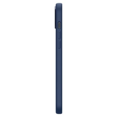 6. Etui Spigen Silicone Fit Mag z MagSafe na iPhone 14 Plus - niebieskie
