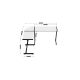 32. Biurko gamingowe Huzaro Hero 6.0 White