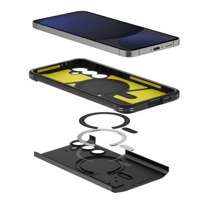 5. Etui Spigen Tough Armor MagSafe na Samsung Galaxy S24 FE - czarne