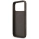 7. Etui Guess Leather 4G Triangle Strass MagSafe na iPhone 17 Pro Max / 18 Pro Max  - brązowe