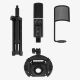 9. Streamplify MIC TRIPOD Czarny Mikrofon studyjny