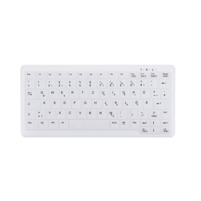 Contour Design Active Key AK-C4110 klawiatura Medyczna USB QWERTZ Niemiecki Biały