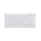 Contour Design Active Key AK-C4110 klawiatura Medyczna USB QWERTZ Niemiecki Biały