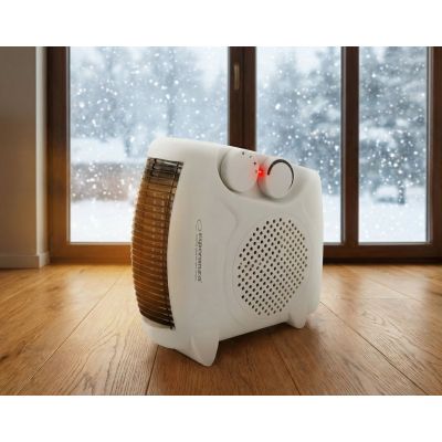 9. Termowentylator Esperanza Waikiki EHH004 (2000W; 3 stopnie grzania; kolor biały)
